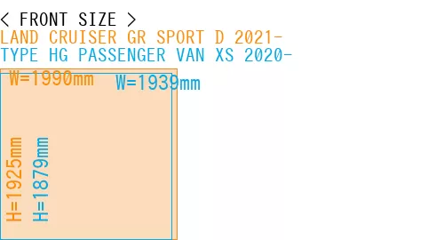 #LAND CRUISER GR SPORT D 2021- + TYPE HG PASSENGER VAN XS 2020-